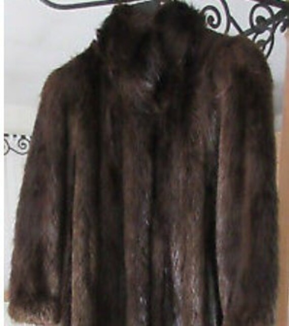 full length beaver coat