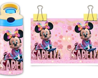 Personalized Isabella 12oz Tumbler Wrap: Minnie Mouse Design (Digital Download)