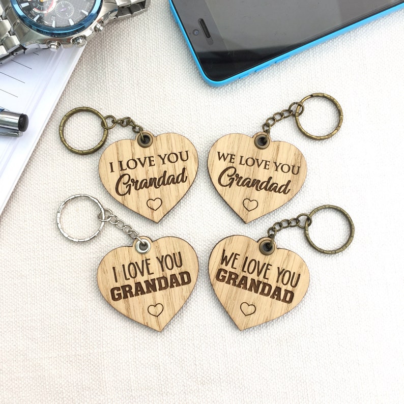 personalised keyrings for fathers day