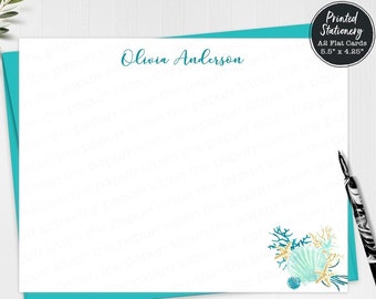 beach stationery etsy