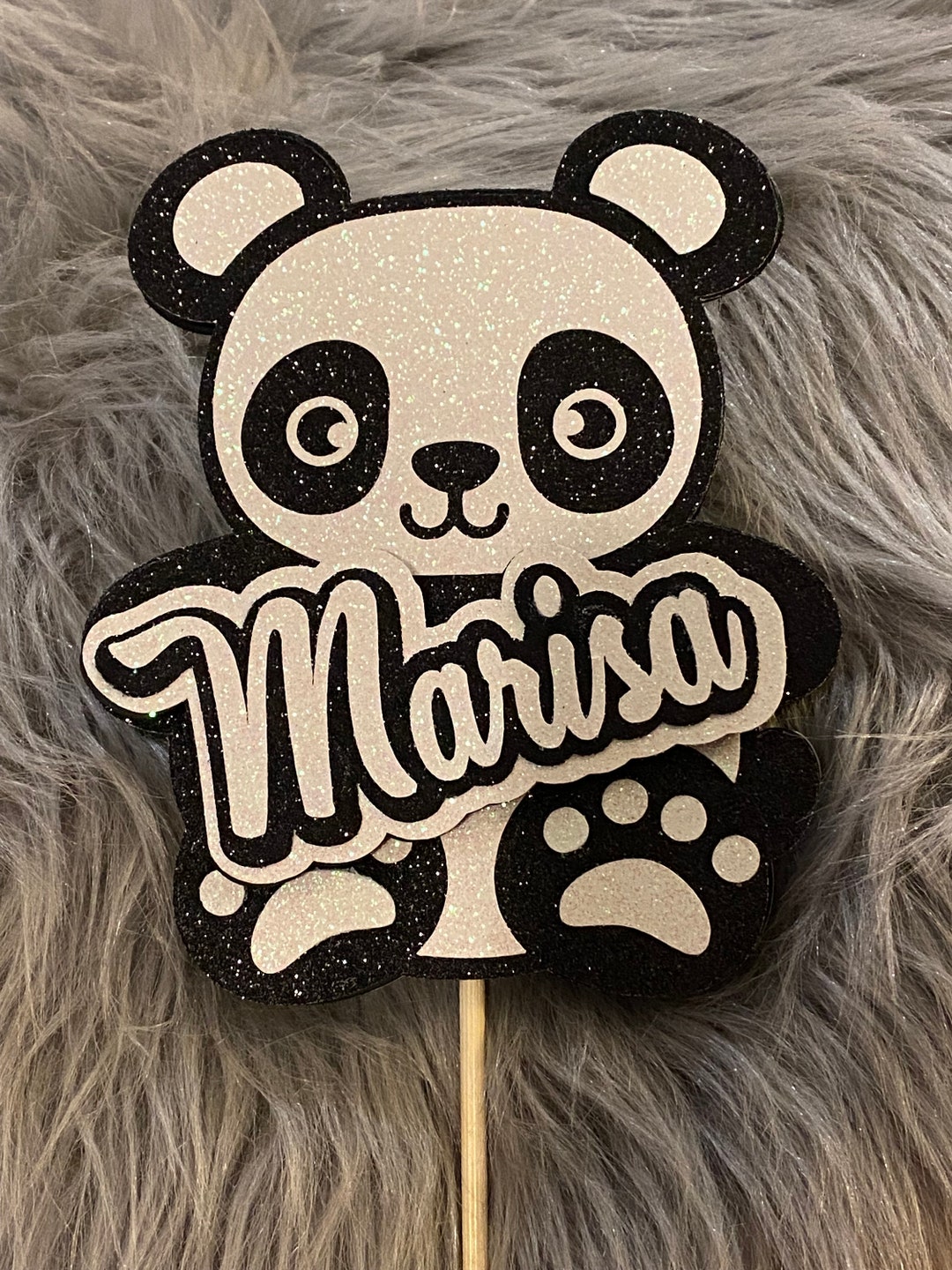 Panda Birthday Cake Topper, Panda Birthday , Gift for Panda Lover ...