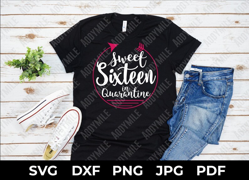 Download Sweet 16 svg Sweet sixteen in quarantine svg 16th birthday ...