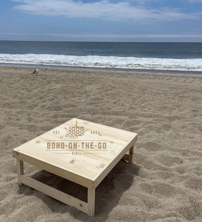 Foldable picnic table boho picnic table luxury picnic table Etsy