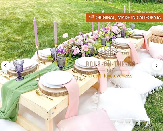 Boho on sale low table