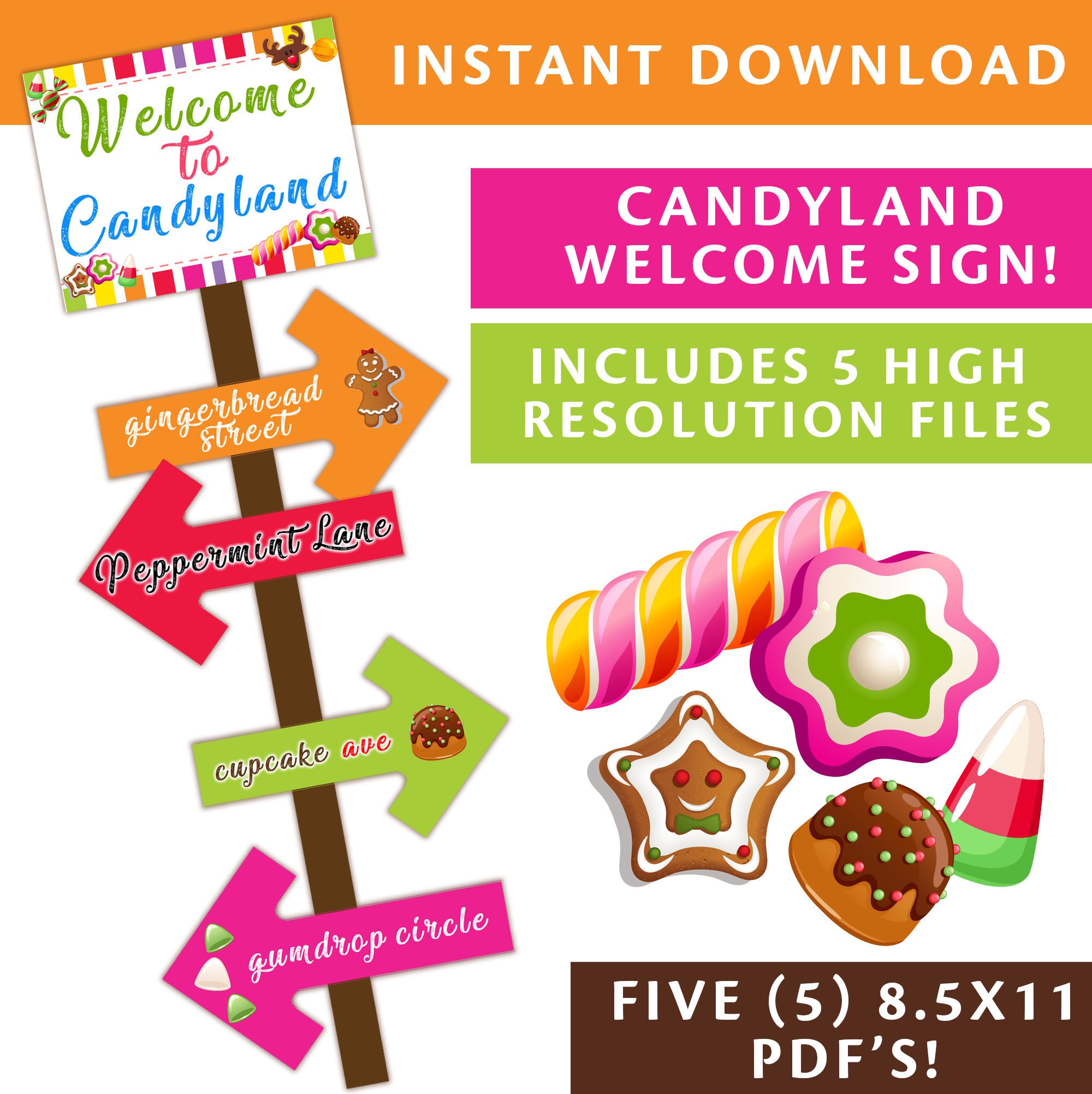 candyland-signs-printable