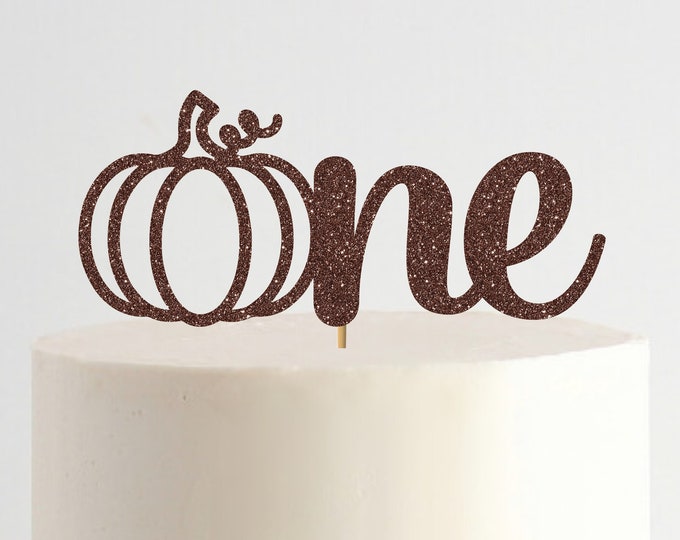 Pumpkin 1st birthday cake topper, Little pumpkin cake topper, Little one, fall birthday, fall smash cake topper, Pumpkin one topper