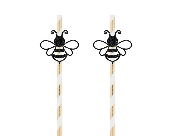 Bee Paper Straw, What Will Baby Bee Gender Reveal, Bee Baby Shower, Mommy to Bee, Happy Bee-Day, Bee Birthday, bumble bee, bee kind
