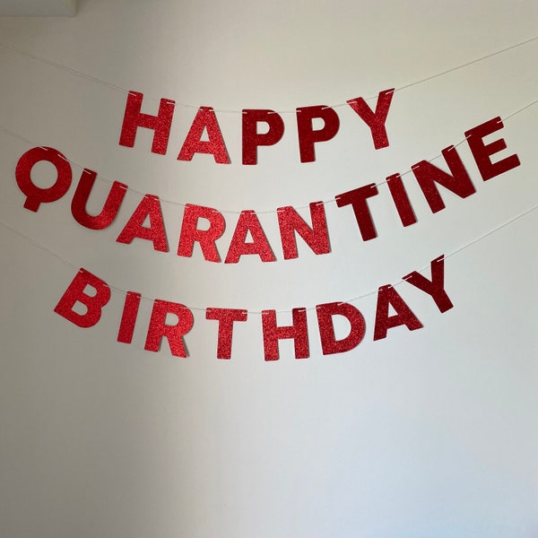 Birthday Quarantine Etsy