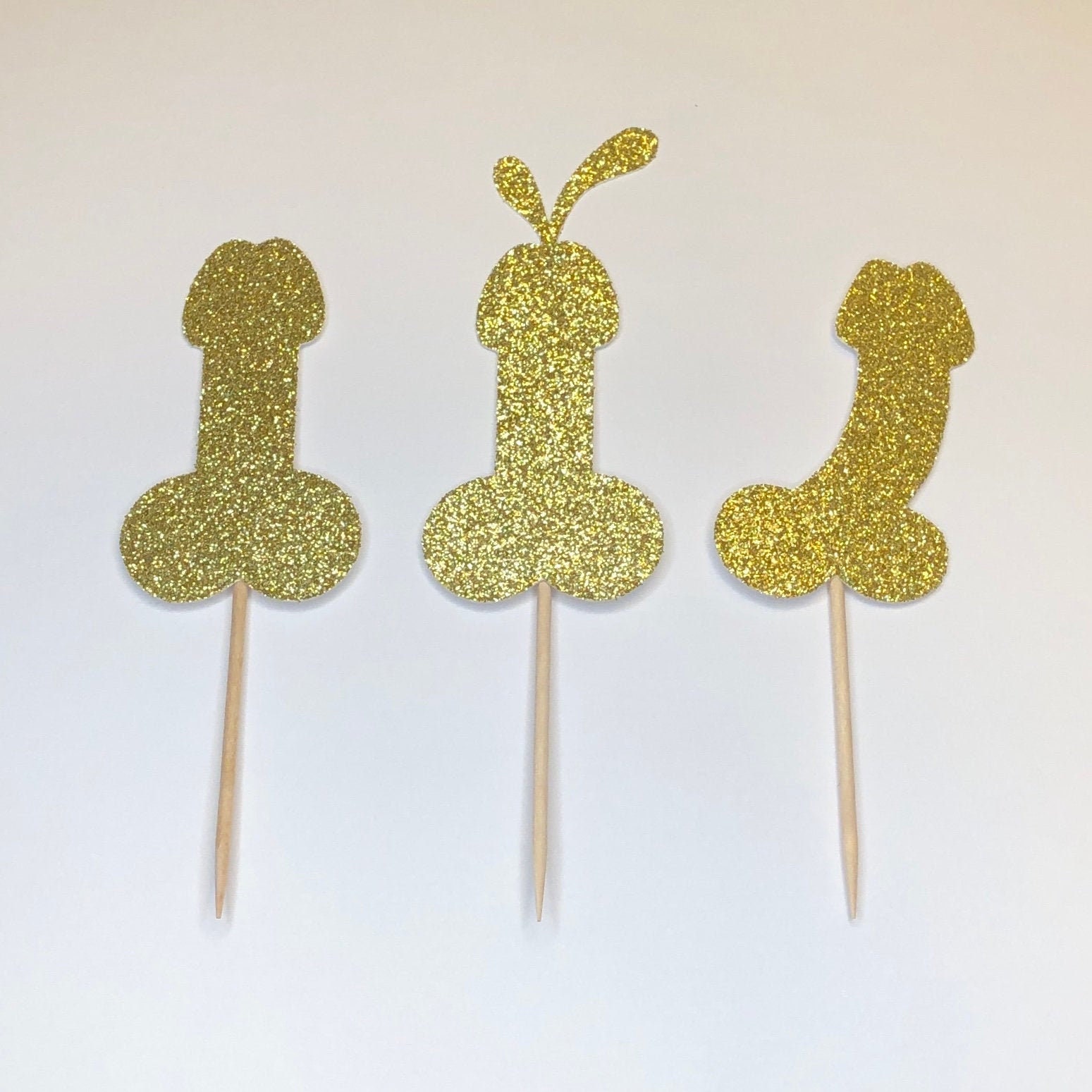 Bachelorette Party Penis Cupcake Toppers Picks, Hen Party