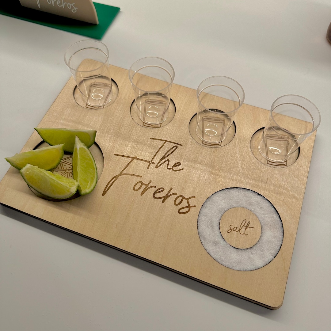 Personalized Tequila Board, Christmas Gift, Housewarming Gift, Wedding Gift, Engagement Gift