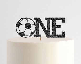 Soccer Player Cake Topper, Soccer Ball One Cake Topper, Soccer First Birthday Decorations, Soccer Cake Smash, Soccer 1st Birthday