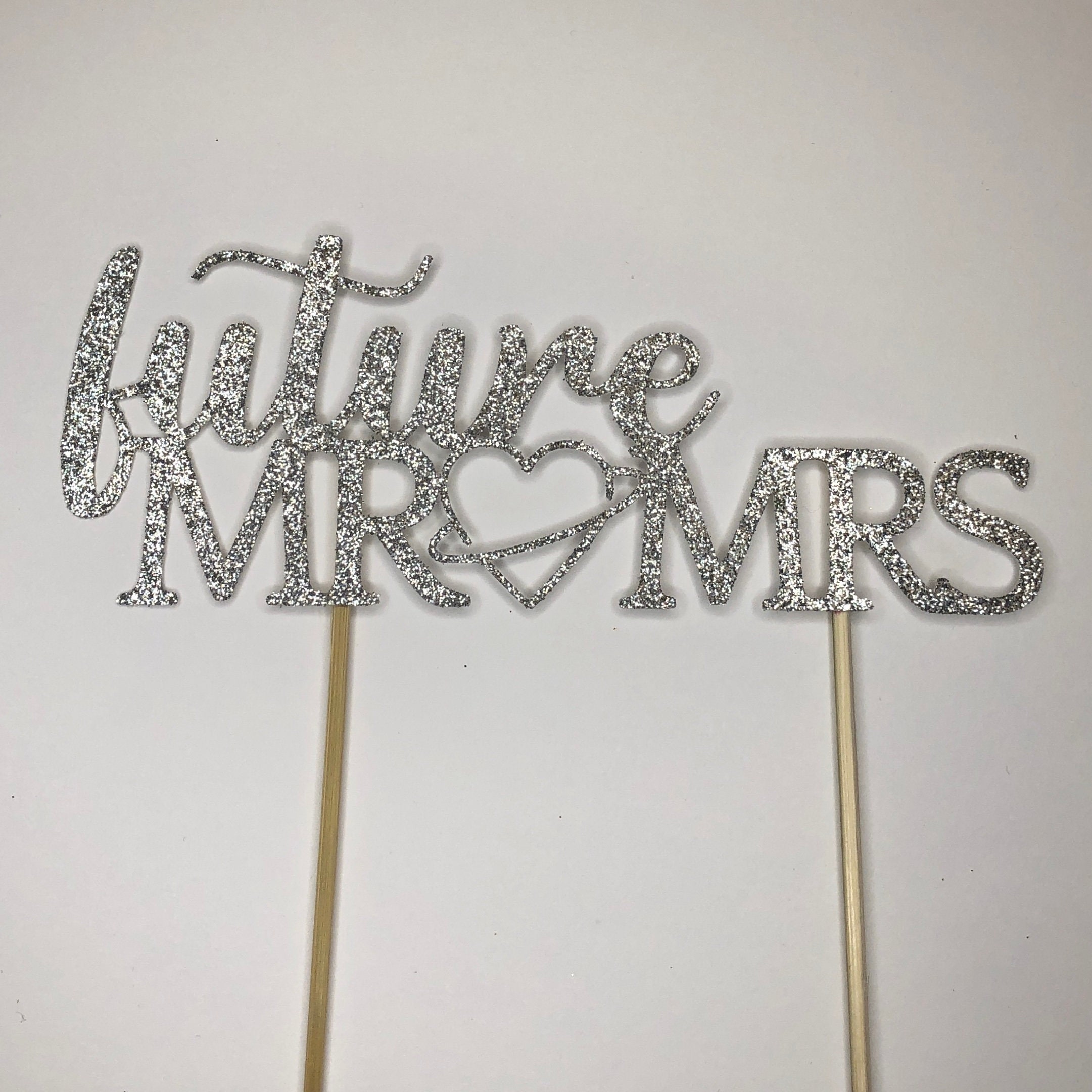 Future Mr & Mrs Cake Topper, Engagement Party, Future Husband and Wife