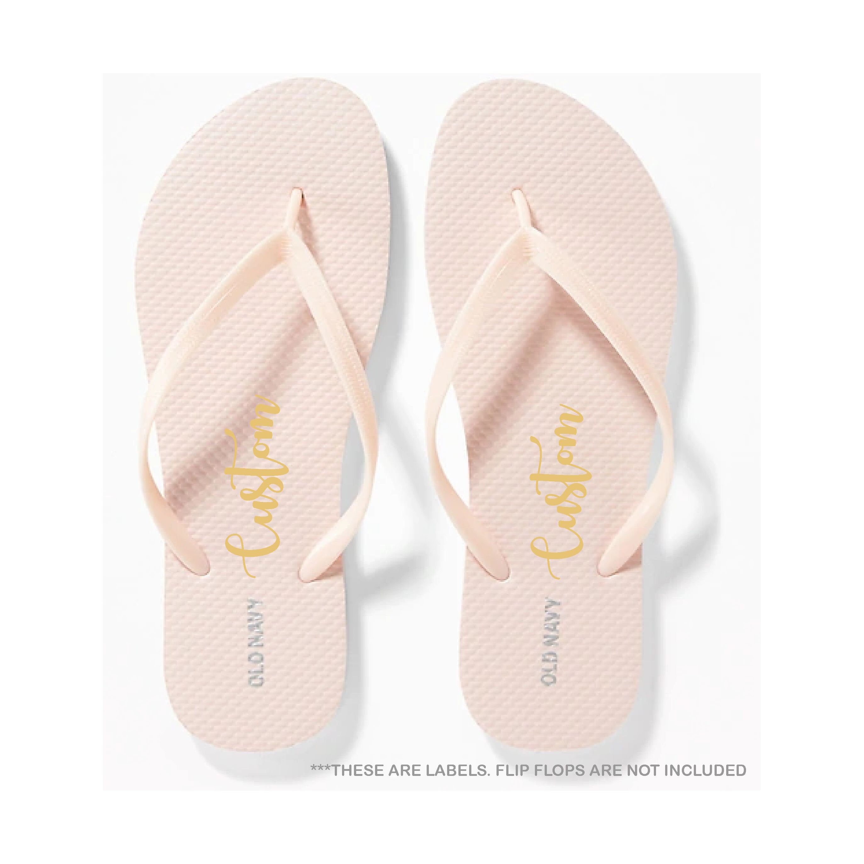 matron of honor flip flops