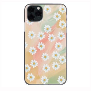 Aesthetic Pastel Daisies print Case for iPhone 7 8 X XS XR SE 11 12 13 14 Pro Max Mini Note s10 s10plus s20 s21 20plus