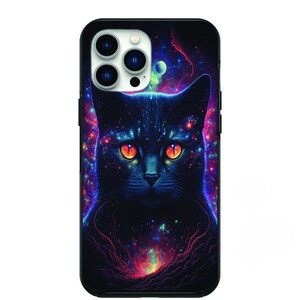 Cosmo Cat Phone Case for iPhone 7 8 X XS XR SE 11 12 13 14 Pro Max Mini Note s10 s10plus s20 s21 20plus