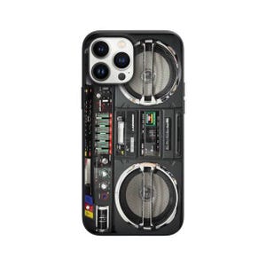 80s BOOMBOX rETRO case for iPhone 7 8 X XS xR SE 11 12 13 14 15Pro 16 Max Mini