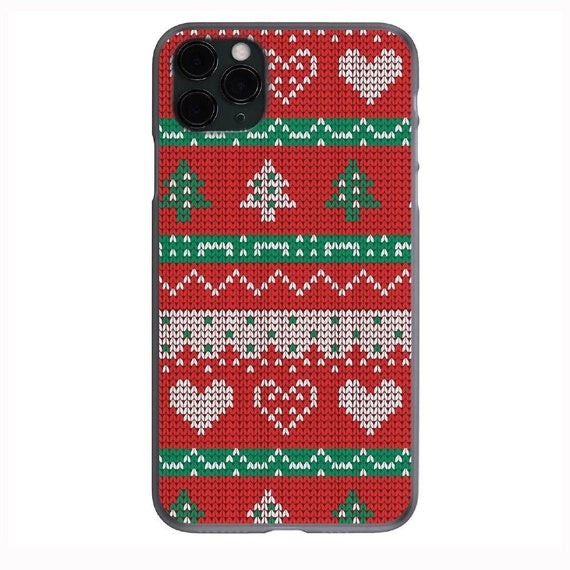 Knitted Red Christmas Sweater Print for 