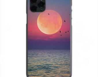 Moon Shine Apple Iphone Samsung Phone Shockproof Case Cover