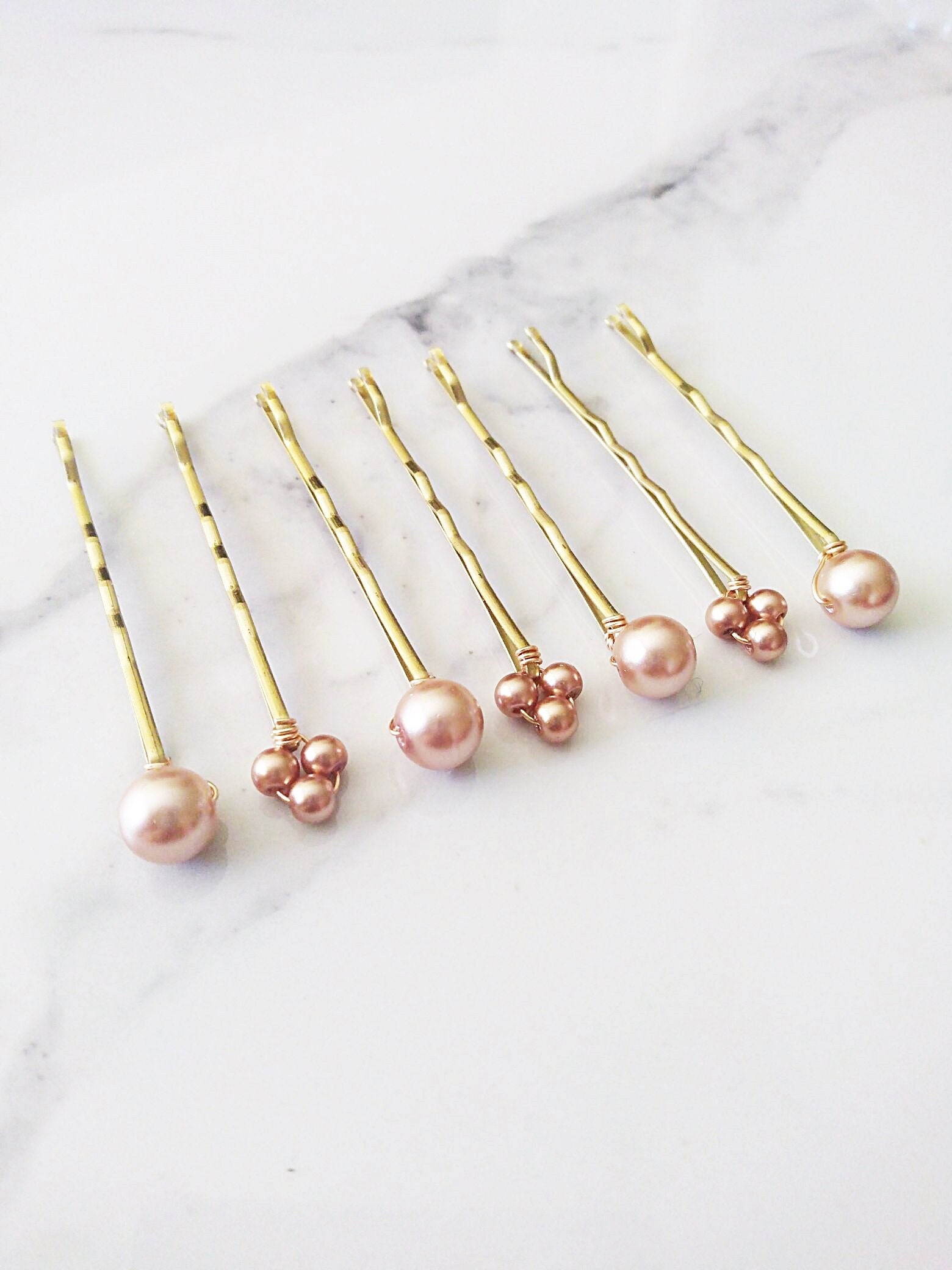 Champagne Pearl Hair Pin