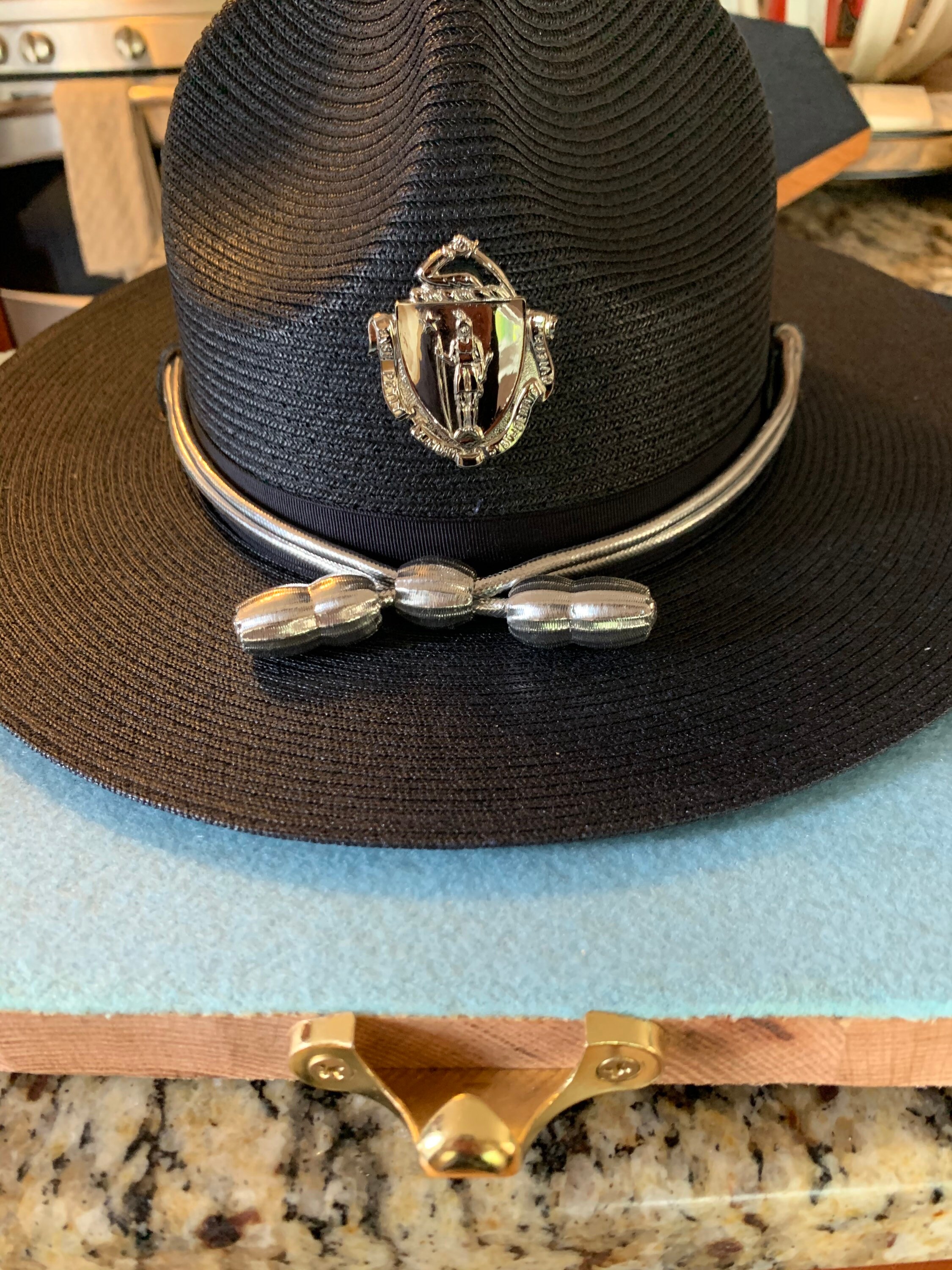 Drill Sergeant Hat Press State Police 