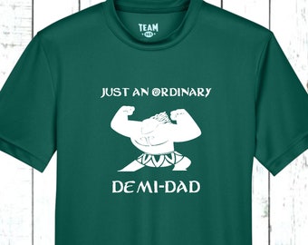 Moana T-Shirt Disney Dad Shirt Father's Day Shirt- Size Inclusive XS up to 4XL Demi-Dad Moana Inspired Dad T-Shirt
