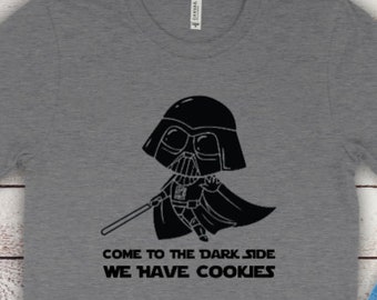 Come To The Dark Side Soft Cotton, Star Wars Shirt, Disney Tee, Darth Vader Shirt, Villain Shirt, The Dark Side Shirt, Galaxy's Edge