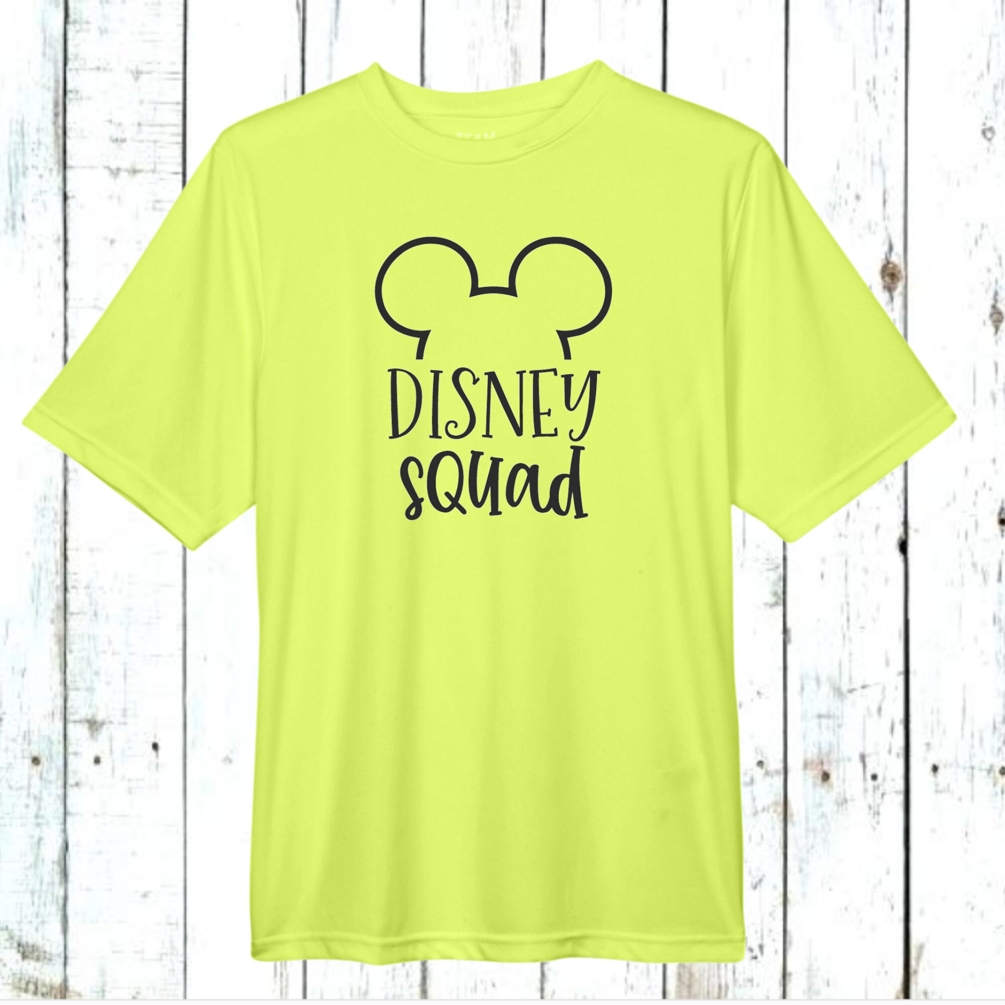 Disney Squad DRI FIT Shirt Disney Family Matching Shirts 100 Polyester Wicking Sport Performance Disneyland Family Tee Etsy