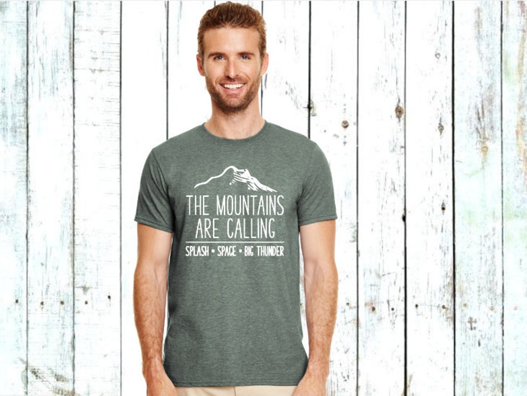 The Mountains Are Calling Cotton Shirt Kids/youth Sizes Disney Vacation