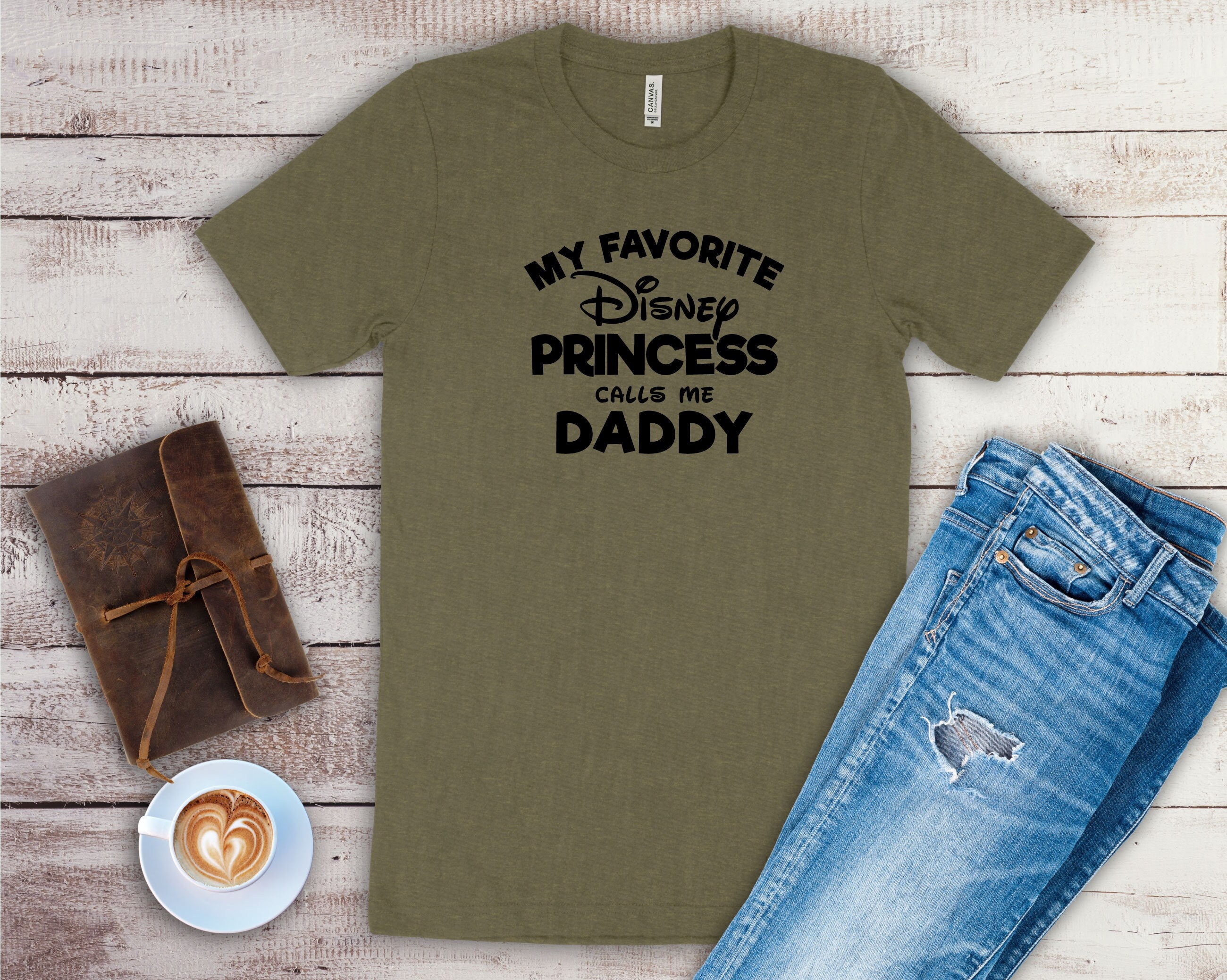 My Favorite Disney Princess Calls Me Daddy Soft Cotton Shirt, Men's Disney Shirt, Disneyland