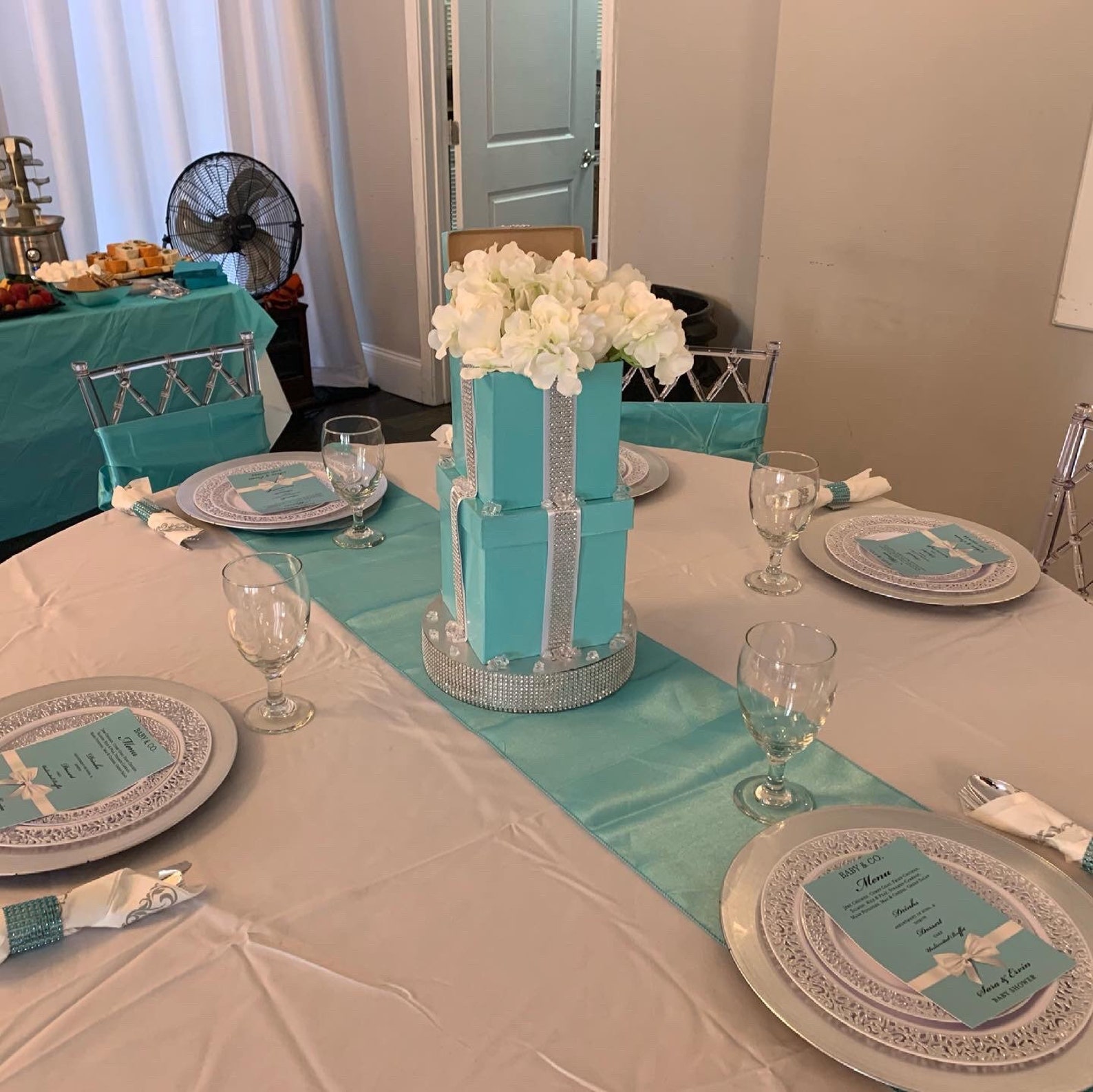 Tiffany Blue Centerpieces Etsy