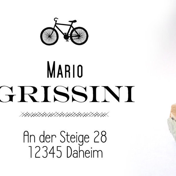 Adress-Stempel *** BIKE*** personalisiert