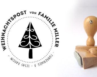 Weihnachtspost *** TANNENBAUM *** personalisiert