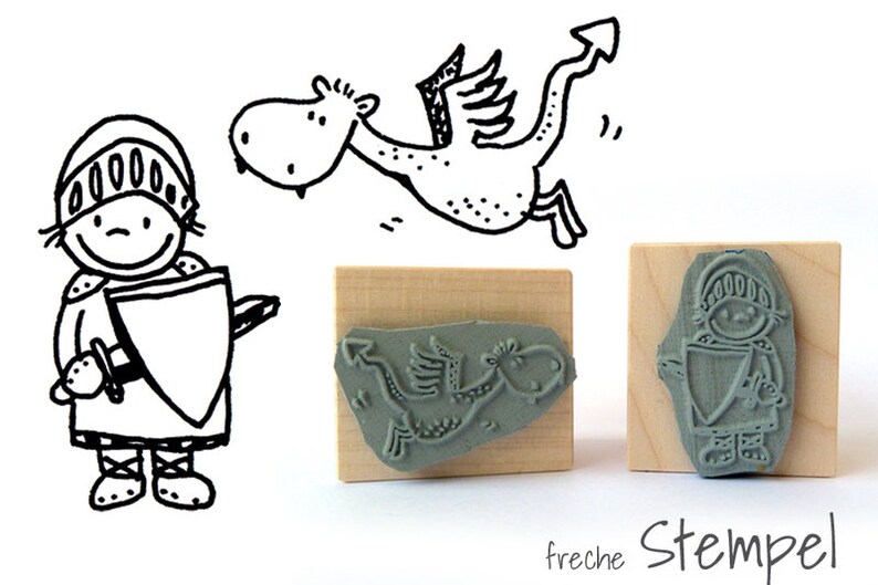 STEMPEL RITTER & DRACHE Bild 1