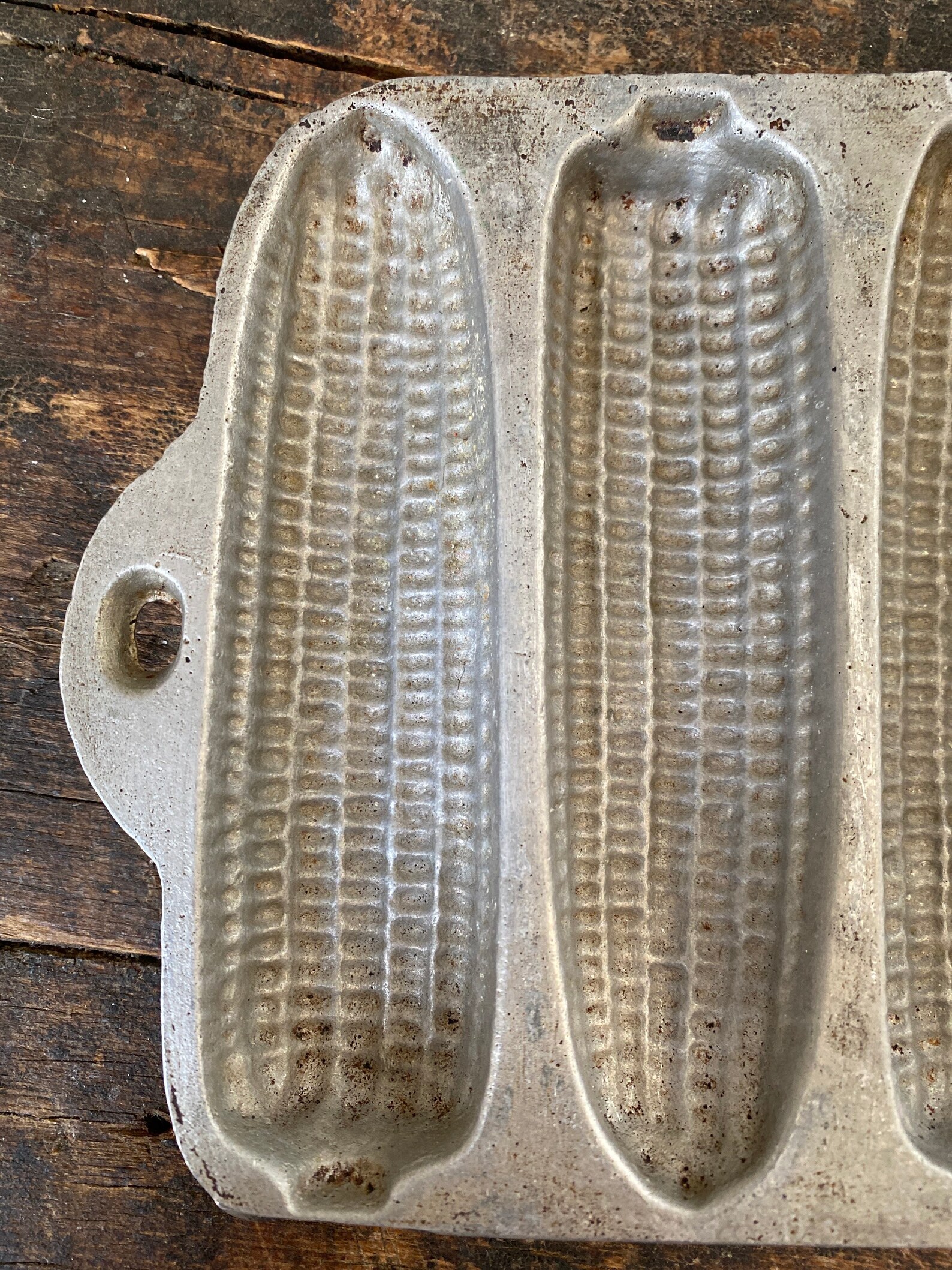 Vintage Cast Aluminum Cornbread Pan Corn Cob Mold Farmhouse Etsy
