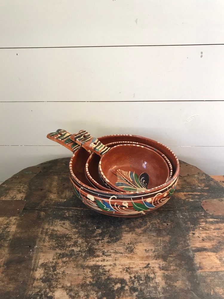 SALE over 15 off Rustic Handcrafted Mexican Pottery set Etsy