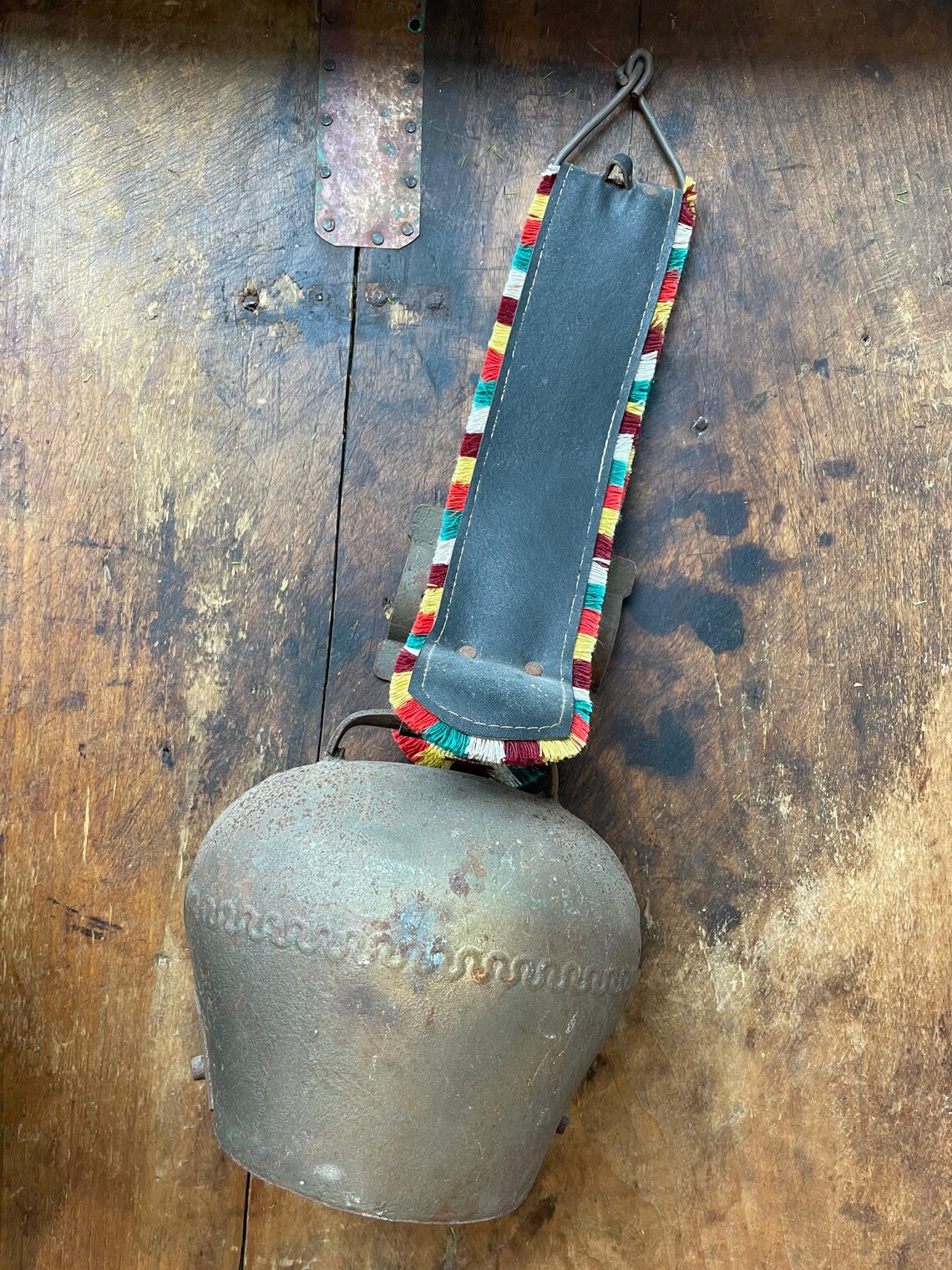 Extra Large Metal Hand Ceremonial Swiss Cow Bell Etsy