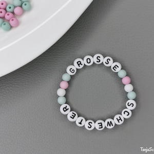 Big sister children's bracelet, great gift idea for the geschwistkind