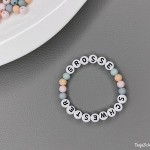 Big sister children's bracelet, great gift idea for the sibling