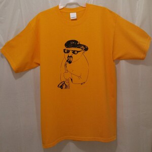 COOL - Saxofón, Boina, Sombras, Camiseta, Música, Jazz, BeBop, Swing, Hip, Camiseta Gráfica