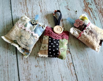 Lot de 3 sachets de lavande séchée
