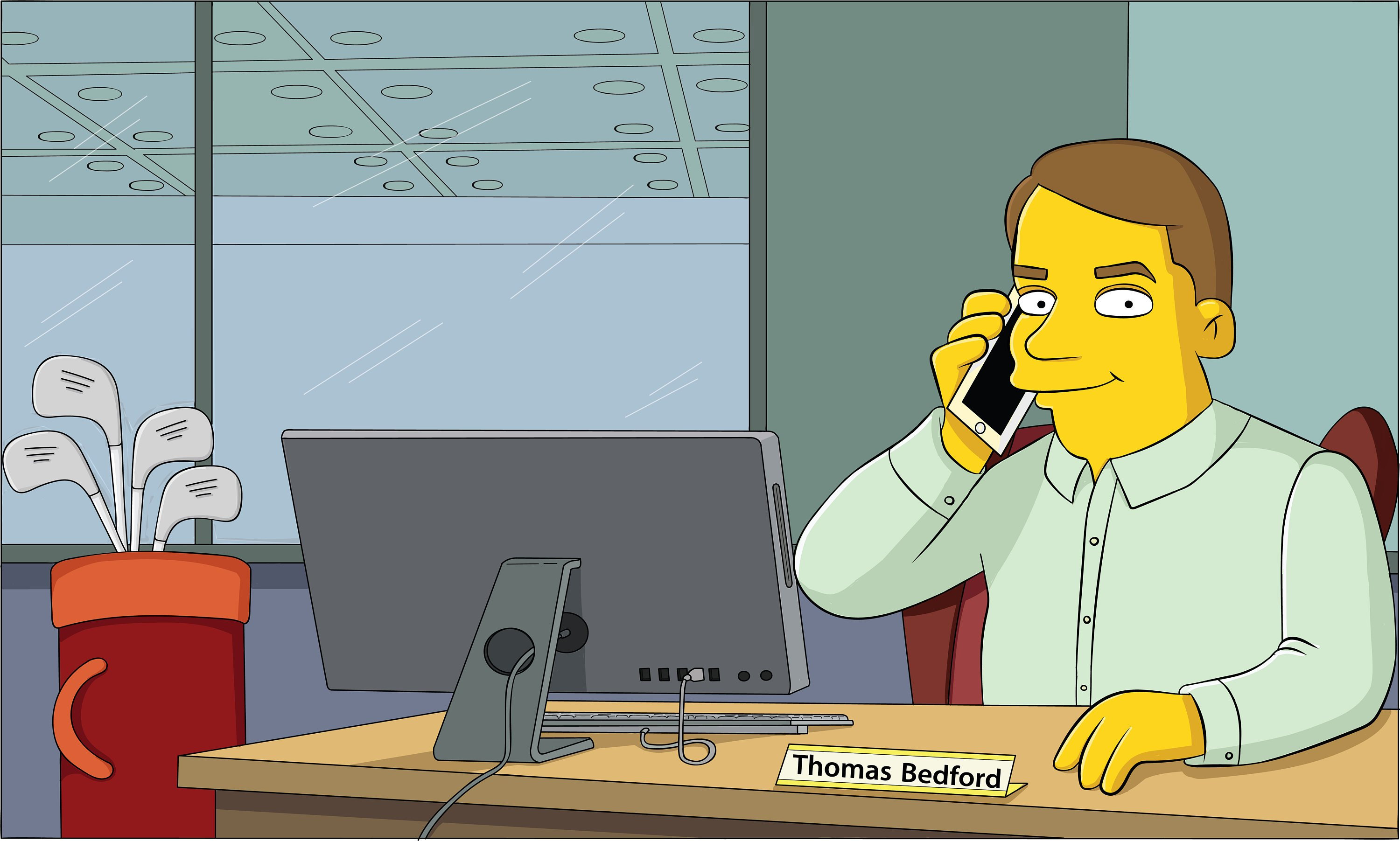 Simpsonized at the office Simpson gift Simpsons family Etsy