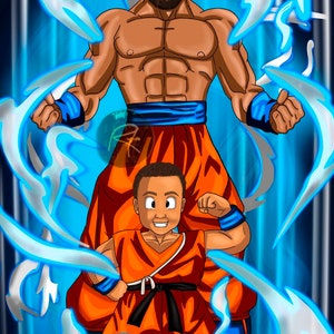 Dragon Ball Z Portrait Personnalise Comme Piccolo Etsy