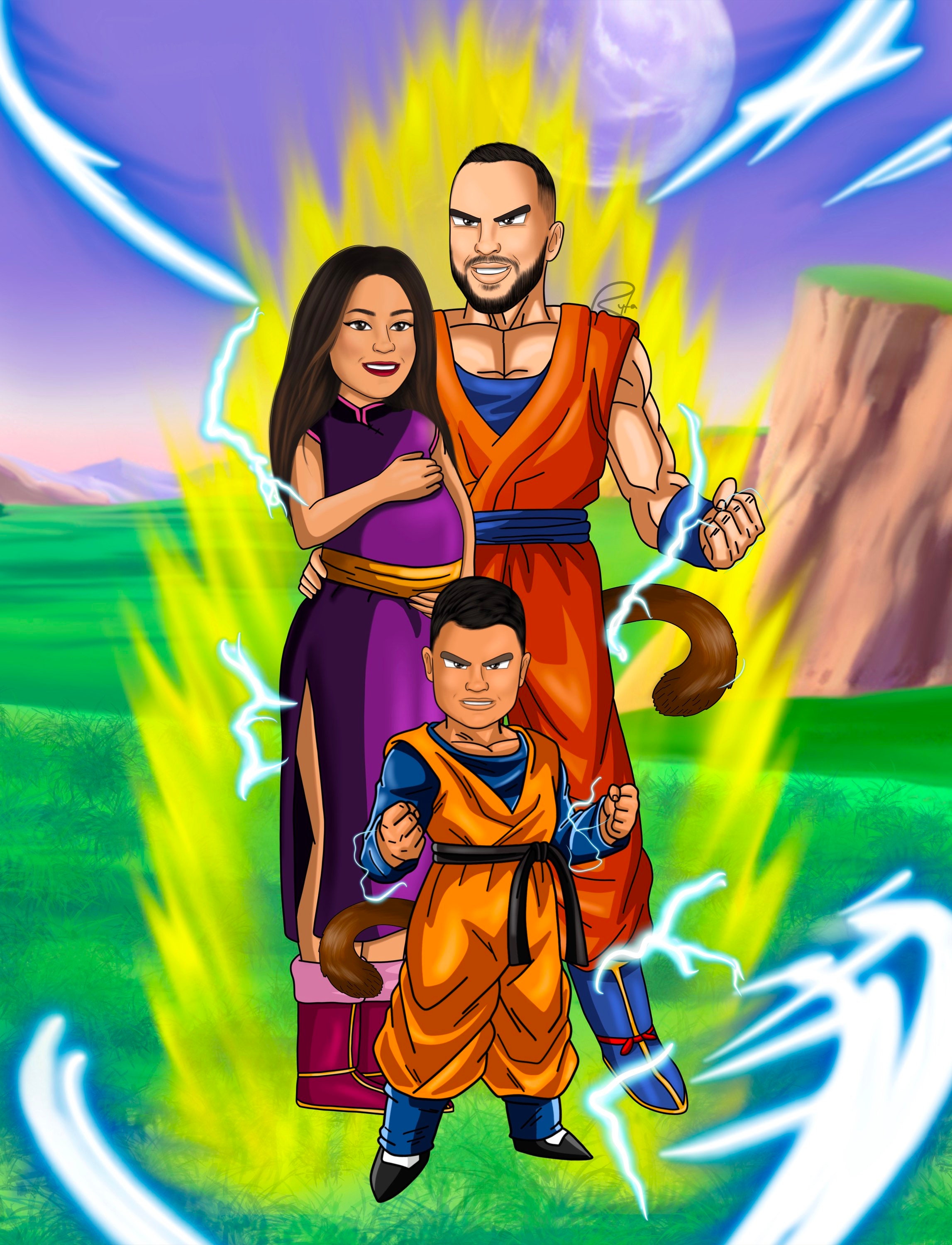 Gift dragon Ball Z Portrait dbz Anime 