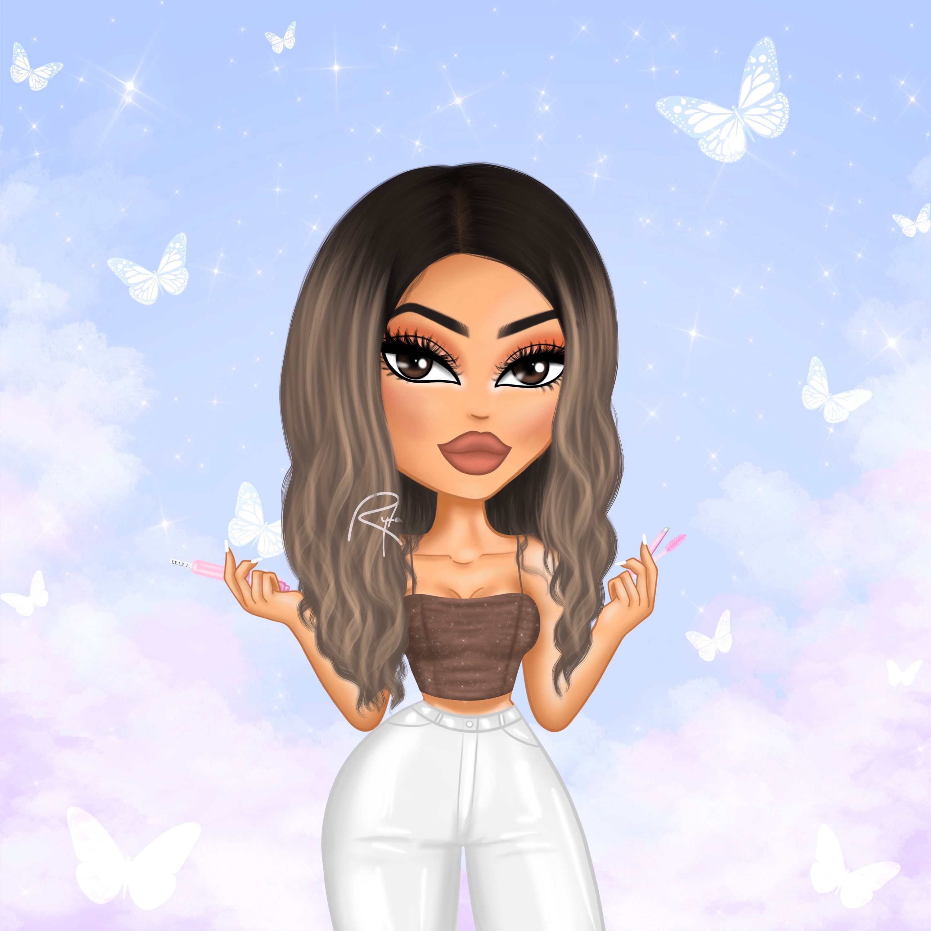 custom Portrait personalized Bratz Doll 