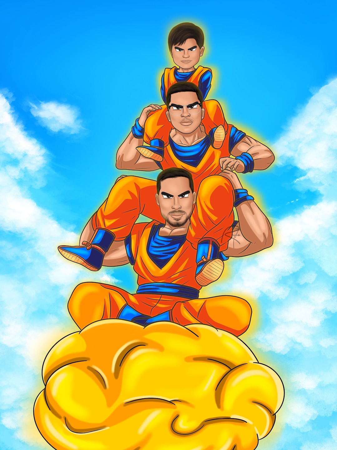 D. Ball Limit-F - Goku e seus maravilhosos filhos. Por