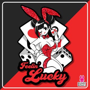 Feelin' Lucky ~ Glossy Pixie Dust Vinyl Sticker ~ {LARGE}