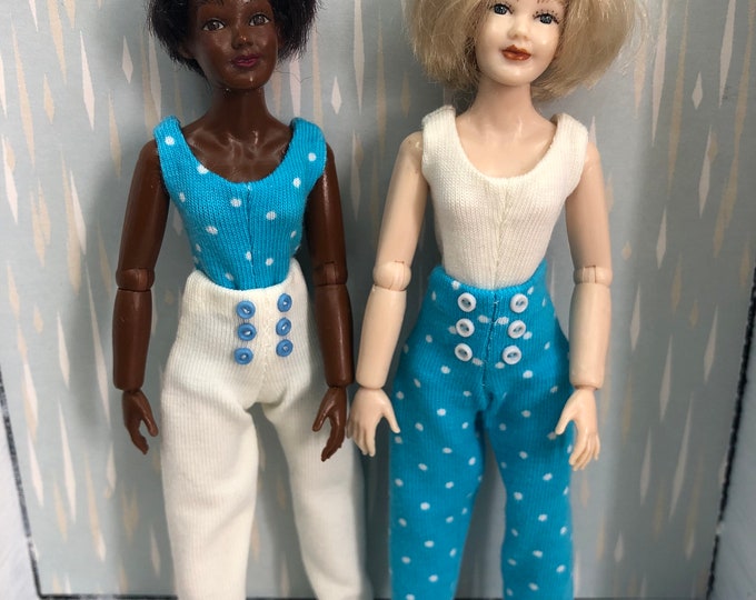 Bodysuit and trousers for Heidi Ott ladies 1/12 the doll not included