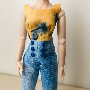 Top and trousers for Heidi Ott ladies 1/12 the doll not included image 3