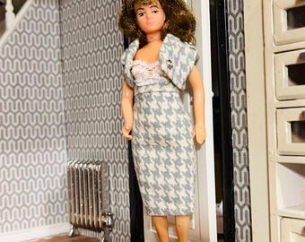 Exclusive outfits set for old Lundby women (1:18)