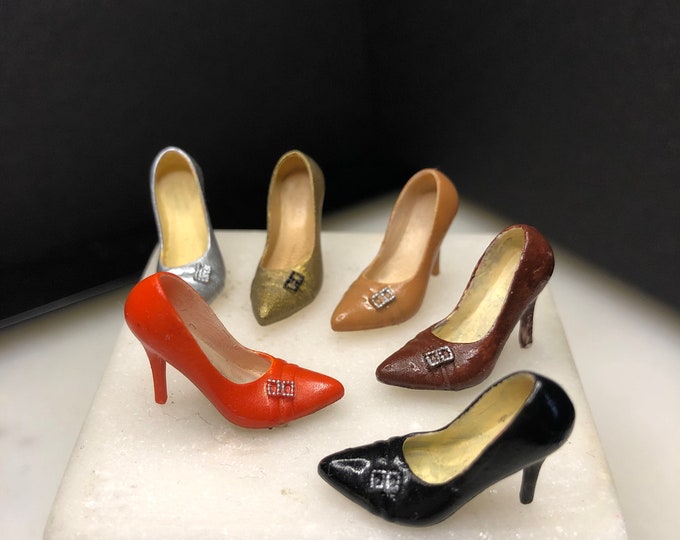 Heigh heels shoes for Heidi Ott Ladies or for dollhouse decorations (1:12)